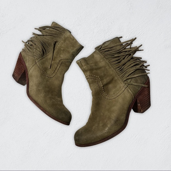 Sam Edelman Shoes - Sam Edelman Leather Fringe Bootie | 7